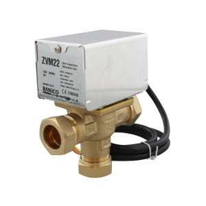 Banico 3 Port Compression Valve 22mm ZVM22