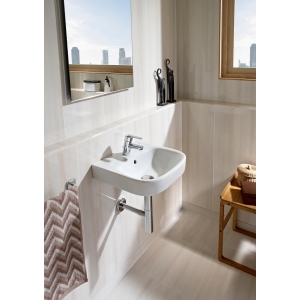 Roca Debba Wall-Hung 1 Taphole Basin 450 X 370mm White A32599700U