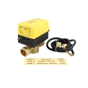 EPH Controls Detach Pro 2 Port Motorised Valve 22mm V222P