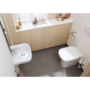 Roca Debba Back-To-Wall WC Toilet Pan White A347996000.