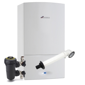 Worcester Bosch Greenstar 32Cdi 32Kw Combi Boiler With Horizontal Flue & Filter Pack 7733600055