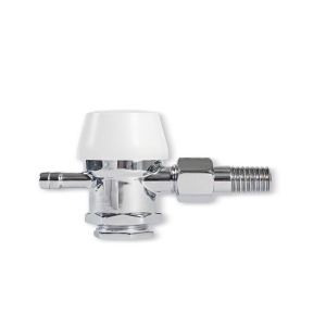 Myson Fullflow 15mm 1/2 Inch Copper Or 1/2 Inch Bsp Lockshield Angle Chrome