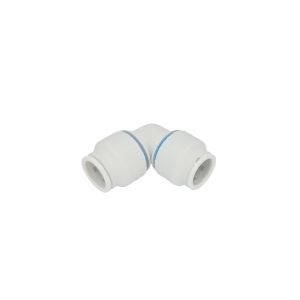 Plumbright White Plastic Push-Fit 22mm Equal Elbow 5 Pack MCP SPE6744M