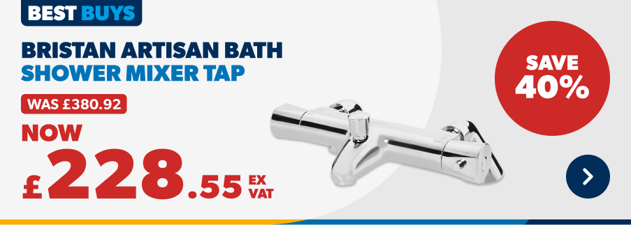 Bristan Artisan Bath Shower Mixer Tap. Was 380.92 Now £228.55 Ex VAT. Shop Now